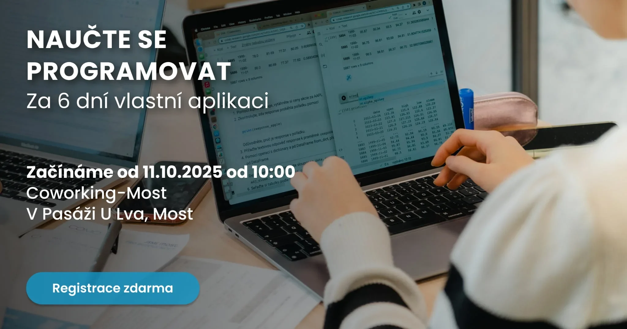 Naučte se programovat a vytvořte si svojí aplikaci za 6 dní